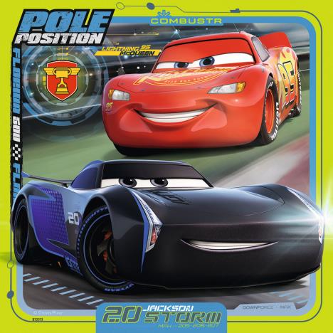 Disney Cars 3 x 49pc Jigsaw Puzzles Extra Image 3